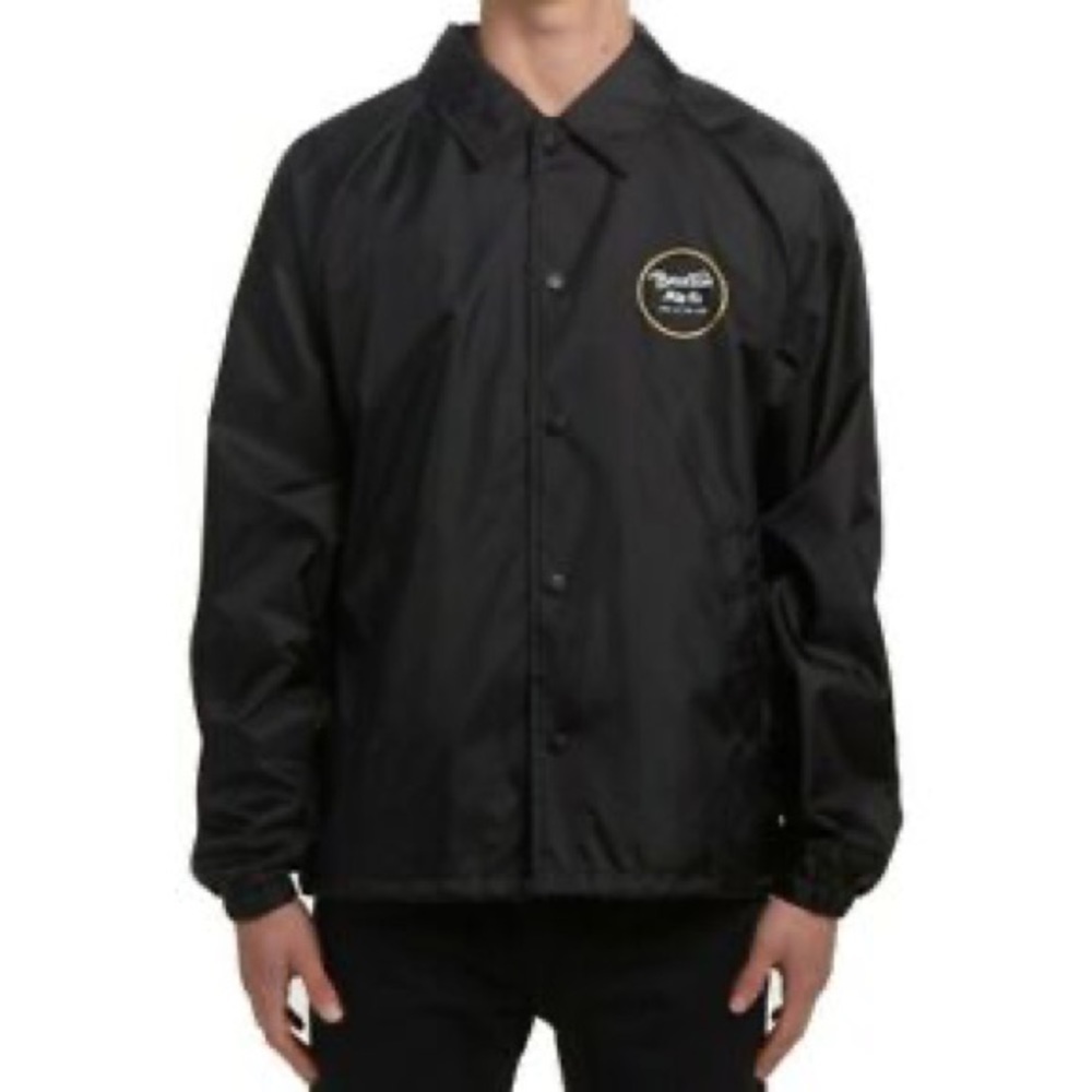 Brixton Black Windbreaker Jacket